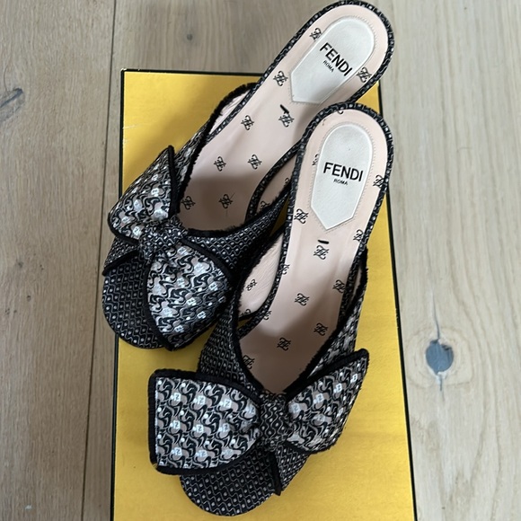 FENDI Jacquard Double F sandal - Picture 5 of 12